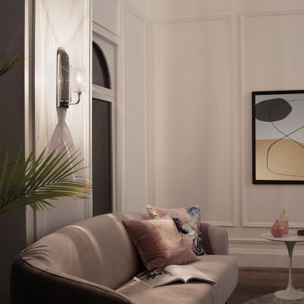 Quintiesse - Væglampe KIMROSE 1xE14/40W/230V blank krom