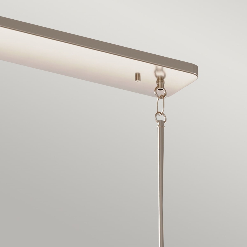Quintiesse - Lysekrone på stang KIMROSE 10xE14/40W/230V blank krom
