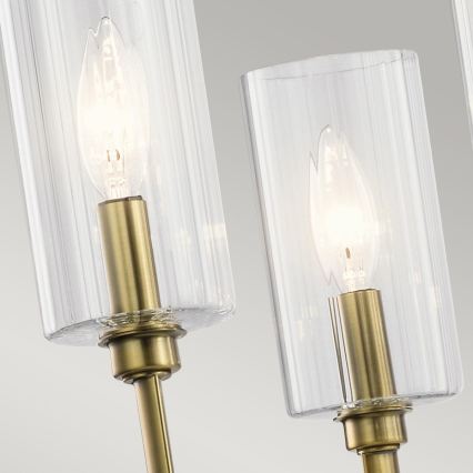 Quintiesse - Stangpendel KIMROSE 6xE14/40W/230V Ø 68,6 cm guldfarvet