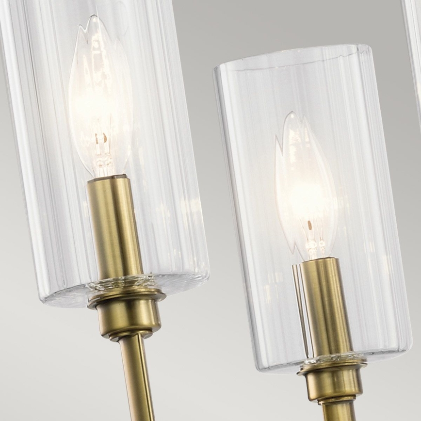 Quintiesse - Stangpendel KIMROSE 6xE14/40W/230V Ø 68,6 cm guldfarvet