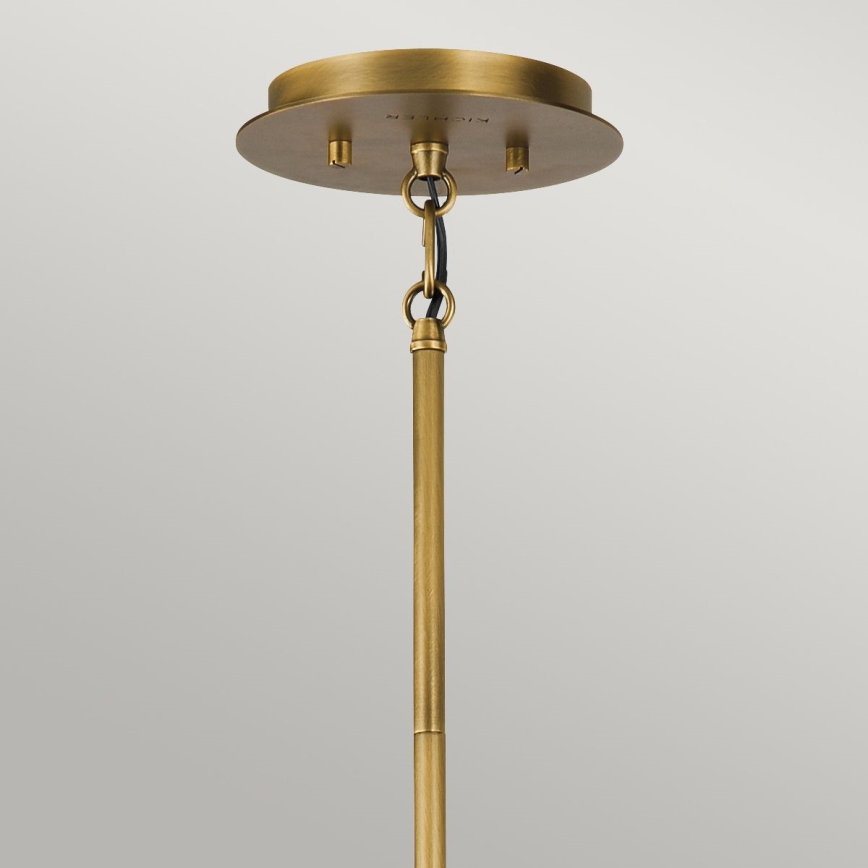 Quintiesse - Stangpendel LINARA 6xE14/60W/230V Ø 66 cm sort/guld