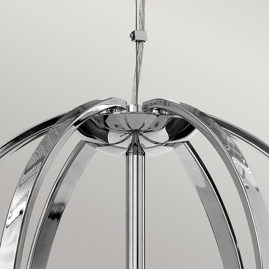 Quintiesse - LED-pendel MONDO 3xG9/3W/230V Ø 45,7 cm, blank krom