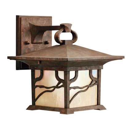 Quintiesse - Udendørs væglampe MORRIS M 1xE27/60W/230V IP44 bronzefarvet