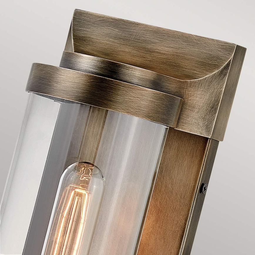 Quintiesse - Udendørs væglampe PEARSON M 1xE27/60W/230V IP44 bronze