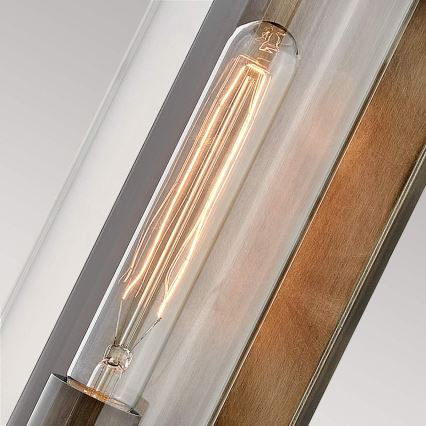 Quintiesse - Udendørs væglampe PEARSON M 1xE27/60W/230V IP44 bronze