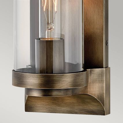 Quintiesse - Udendørs væglampe PEARSON M 1xE27/60W/230V IP44 bronze