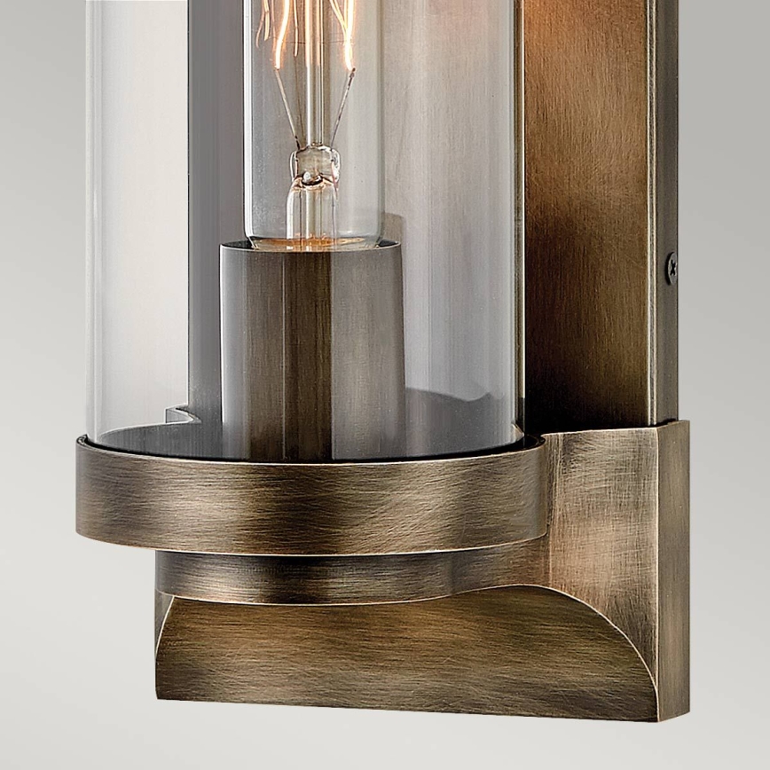 Quintiesse - Udendørs væglampe PEARSON M 1xE27/60W/230V IP44 bronze