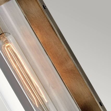 Quintiesse - Udendørs væglampe PEARSON M 1xE27/60W/230V IP44 bronze