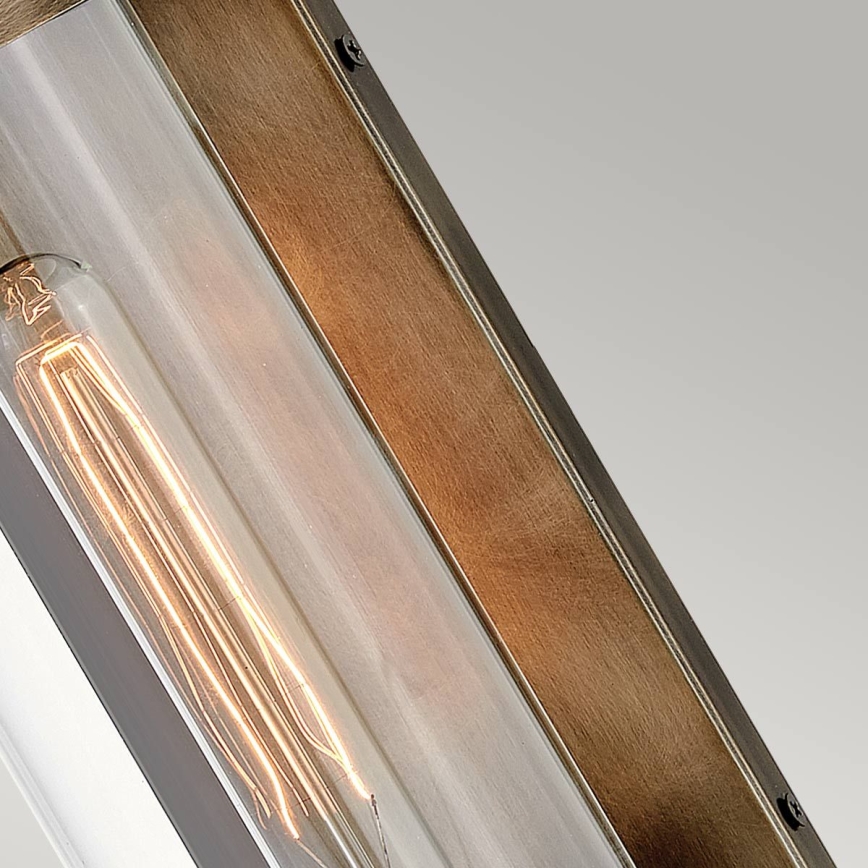 Quintiesse - Udendørs væglampe PEARSON M 1xE27/60W/230V IP44 bronze