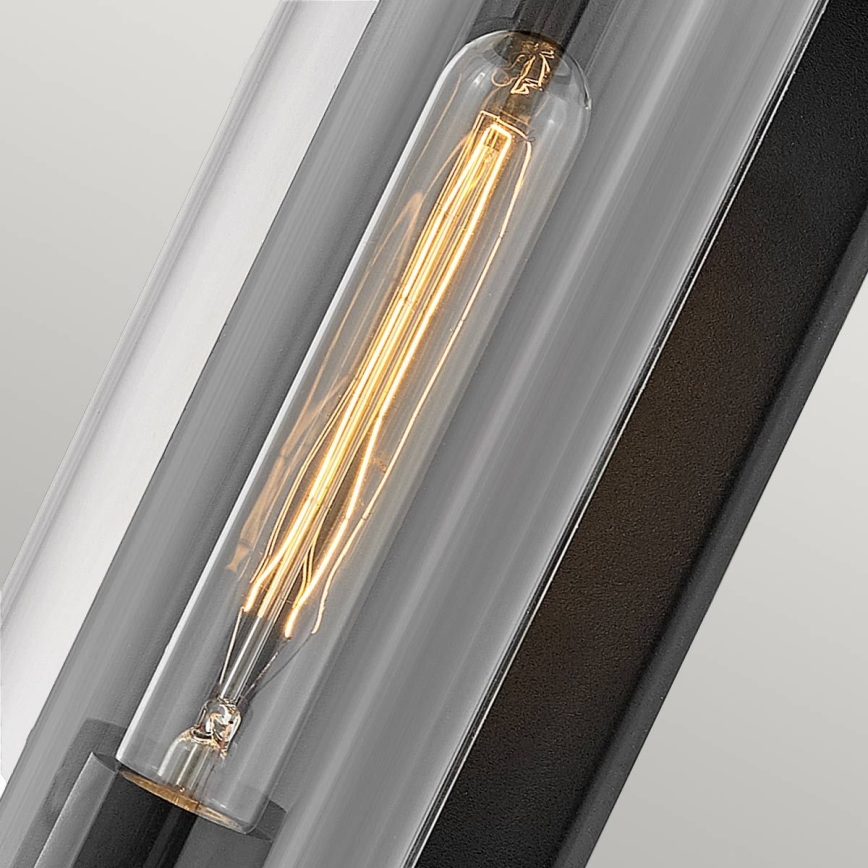 Quintiesse - Udendørs vægarmatur PEARSON M 1xE27/60W/230V IP44 sort