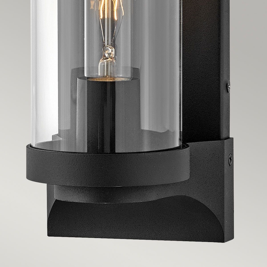 Quintiesse - Udendørs vægarmatur PEARSON M 1xE27/60W/230V IP44 sort