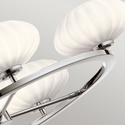 Quintiesse - LED stangmonteret badeværelsesloftlampe PIM 5xG9/3W/230V Ø 71,1 cm IP44 blank krom