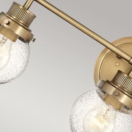 Quintiesse - Badeværelses væglampe POPPY 3xE27/60W/230V IP44 guld