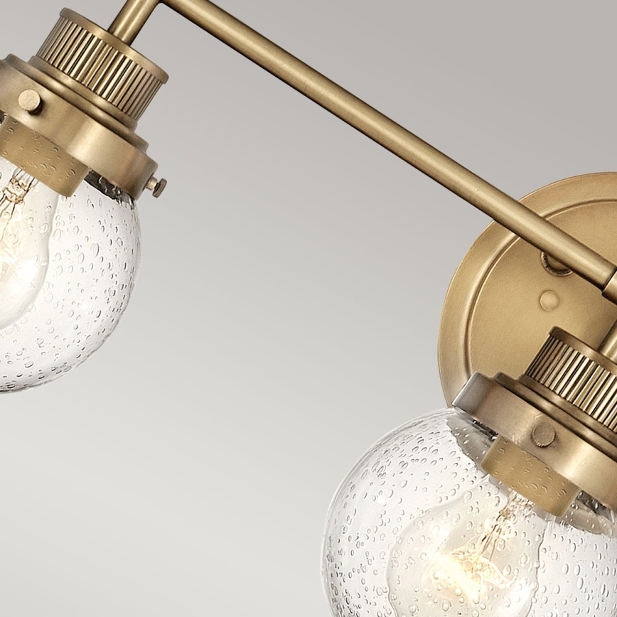 Quintiesse - Badeværelses væglampe POPPY 3xE27/60W/230V IP44 guld