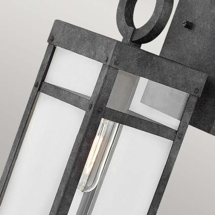 Quintiesse - Udendørs væglampe PORTER M 1xE27/60W/230V IP44 sort