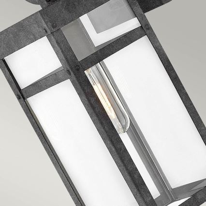 Quintiesse - Udendørs væglampe PORTER M 1xE27/60W/230V IP44 sort