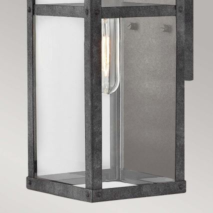 Quintiesse - Udendørs væglampe PORTER S 1xE27/60W/230V IP44 sort