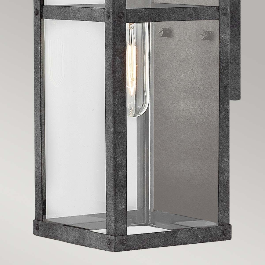 Quintiesse - Udendørs væglampe PORTER S 1xE27/60W/230V IP44 sort