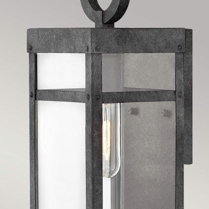 Quintiesse - Udendørs væglampe PORTER S 1xE27/60W/230V IP44 sort