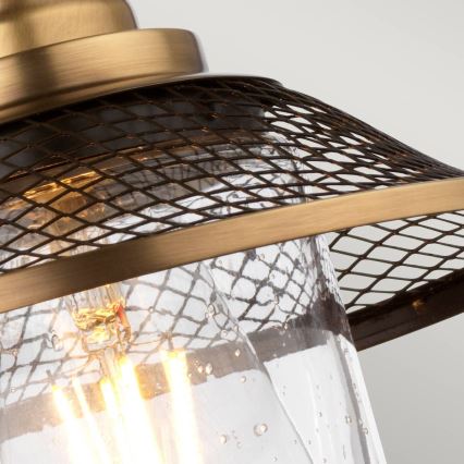 Quintiesse - Badeværelses væglampe RIGBY 1xE27/40W/230V IP44, bronze