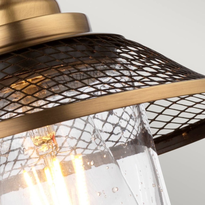 Quintiesse - Badeværelses væglampe RIGBY 1xE27/40W/230V IP44, bronze