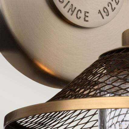 Quintiesse - Badeværelses væglampe RIGBY 1xE27/40W/230V IP44, bronze