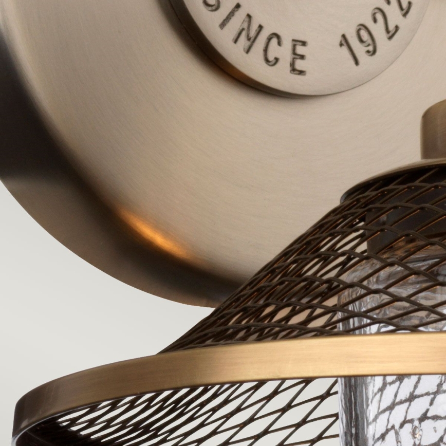Quintiesse - Badeværelses væglampe RIGBY 1xE27/40W/230V IP44, bronze