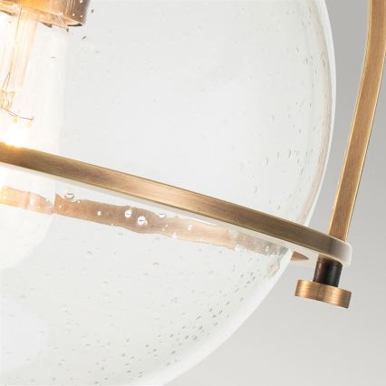 Quintiesse - Loftlampe SOMERSET 1xE27/60W/230V, diameter 28,2 cm, guld