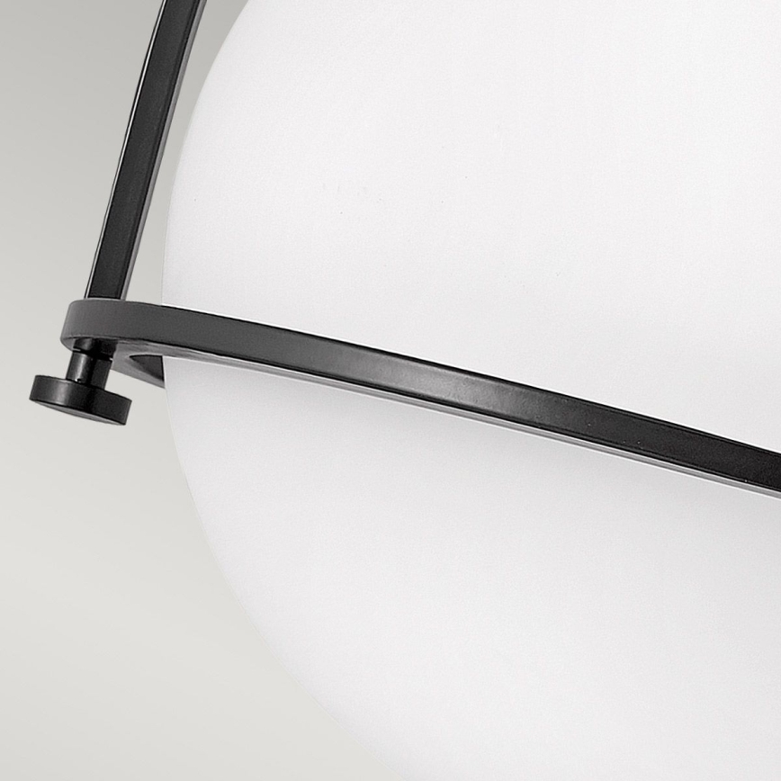 Quintiesse - Loftlampe SOMERSET 1xE27/60W/230V Ø 28,2 cm sort