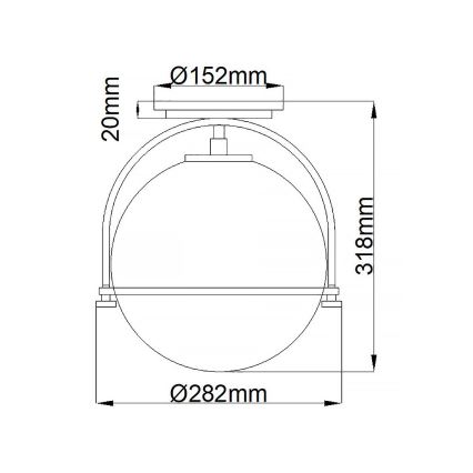 Quintiesse - Loftlampe SOMERSET 1xE27/60W/230V Ø 28,2 cm mat krom