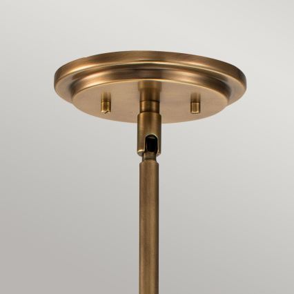 Quintiesse - Loftlampe på stang SOMERSET 1xE27/60W/230V Ø 28,9 cm bronzefarvet