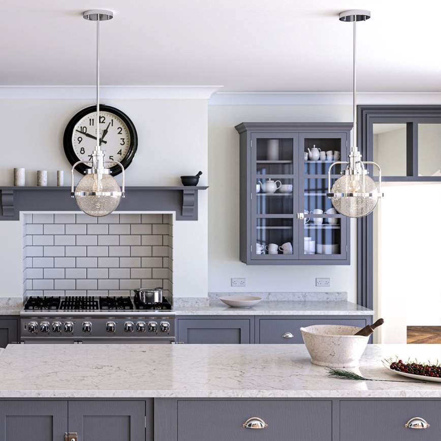 Quintiesse - Udendørs stolpelampe TRIOCENT 1xE27/40W/230V IP44 blank krom