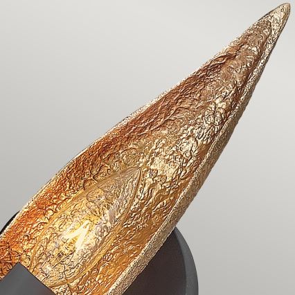 Quintiesse - Væglampe WILLOW 1xE14/40W/230V guld/sort