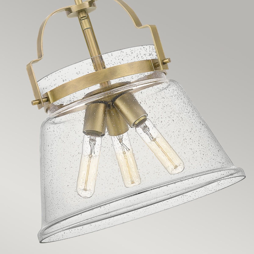 Quintiesse - Stangpendel WIMBERLEY 3xE27/60W/230V Ø 35,6 cm guld