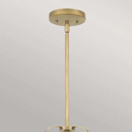 Quintiesse - Stangpendel WIMBERLEY 3xE27/60W/230V Ø 35,6 cm guld