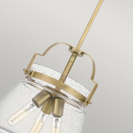 Quintiesse - Stangpendel WIMBERLEY 3xE27/60W/230V Ø 35,6 cm guld