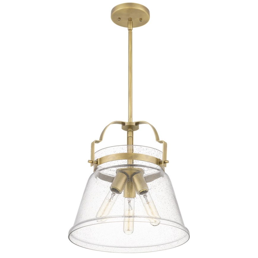 Quintiesse - Stangpendel WIMBERLEY 3xE27/60W/230V Ø 35,6 cm guld
