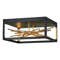 Quintiesse - STYX LED-loftlampe 8W/230V sort/guld