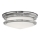 Quintiesse - Udendørs loftlampe HADRIAN 2xE27/40W/230V Ø 27,8 cm IP44 blank krom