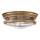 Quintiesse - Udendørs loftlampe HADRIAN 2xE27/40W/230V Ø 30,5 cm IP44 bronzefarvet