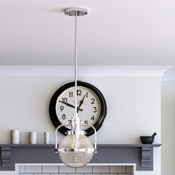 Quintiesse - Udendørs stolpelampe TRIOCENT 1xE27/40W/230V IP44 blank krom