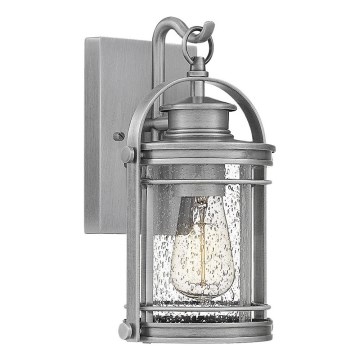 Quintiesse - Udendørs væglampe BOOKER S 1xE27/60W/230V IP44 mat krom