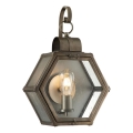 Quintiesse - Udendørs væglampe HEATH M 1xE27/60W/230V IP44 bronzefarvet