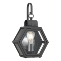 Quintiesse - Udendørs væglampe HEATH S 1xE27/60W/230V IP44 sort
