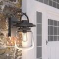 Quintiesse - Udendørs vægmonteret lampe LASALLE M 1xE27/60W/230V IP44 bronze