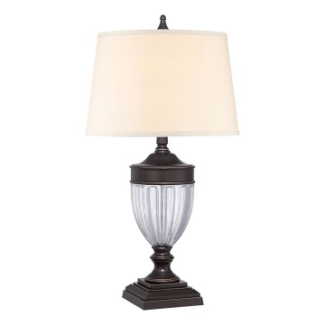 Quoizel - Bordlampe DENNISON 1xE27/60W/230V bronze