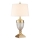 Quoizel - Bordlampe DENNISON 1xE27/60W/230V guldfarvet