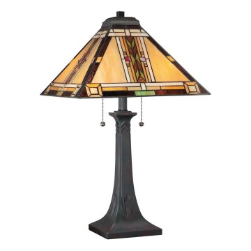 Quoizel - Bordlampe NAVAJO 2xE27/60W/230V