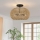 Quoizel - Loftlampe CASABLANCA 3xE27/60W/230V brun