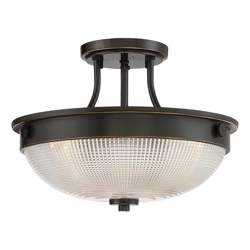 Quoizel - Loftlampe MANTLE 2xE27/60W/230V bronze